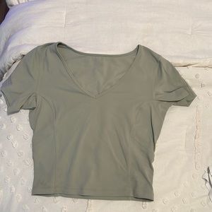 Lulu lemon align green top